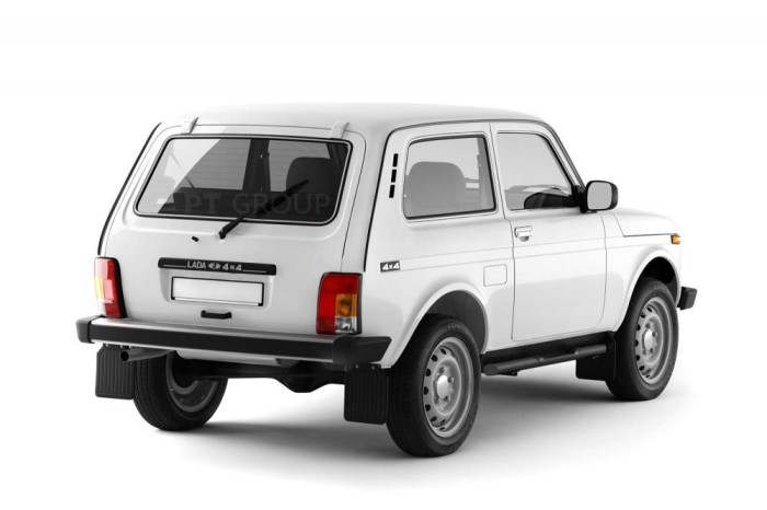 Защита порогов с накладками 63мм (ППК) LADA "4х4 2121" 1995-/ "4x4 URBAN" 2015-